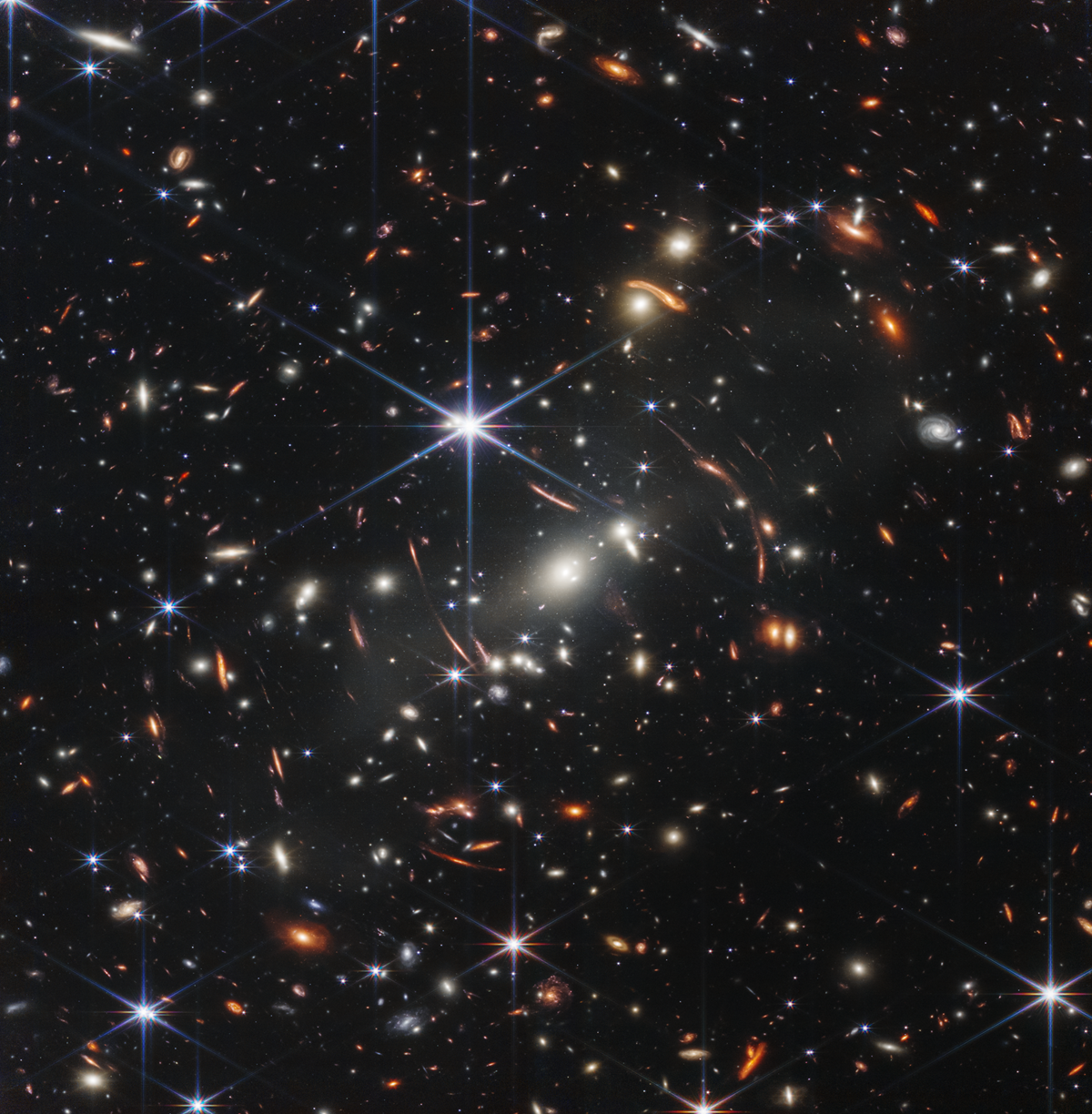 Webb’s First Deep Field provides the deepest and sharpest infrared image of the distant Universe to date. Credit: NASA/ESA/CSA/STScI