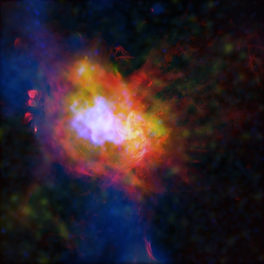 New photo of the galactic centre from the Chandra X-ray Observatory