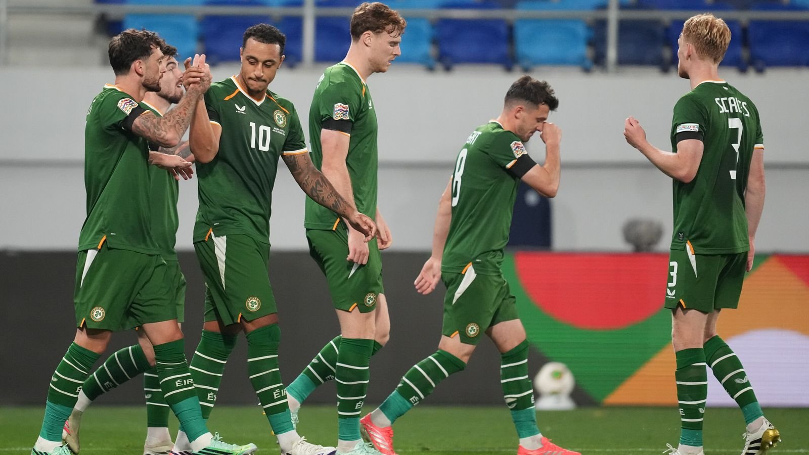 Troy Parrot gave Ireland the lead from the penalty spot